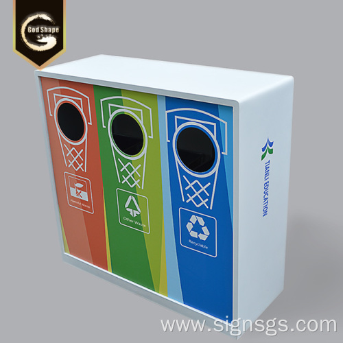 Outdoor Stainlesss Steel Trash Can